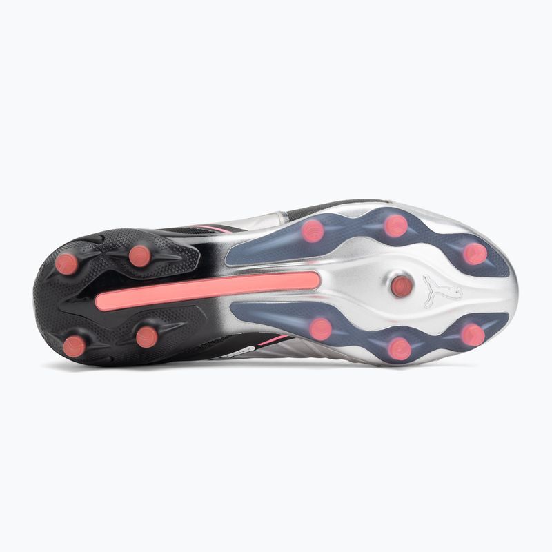 Мъжки футболни обувки PUMA King Ultimate FG/AG puma silver/puma black/sun struck/puma white 4