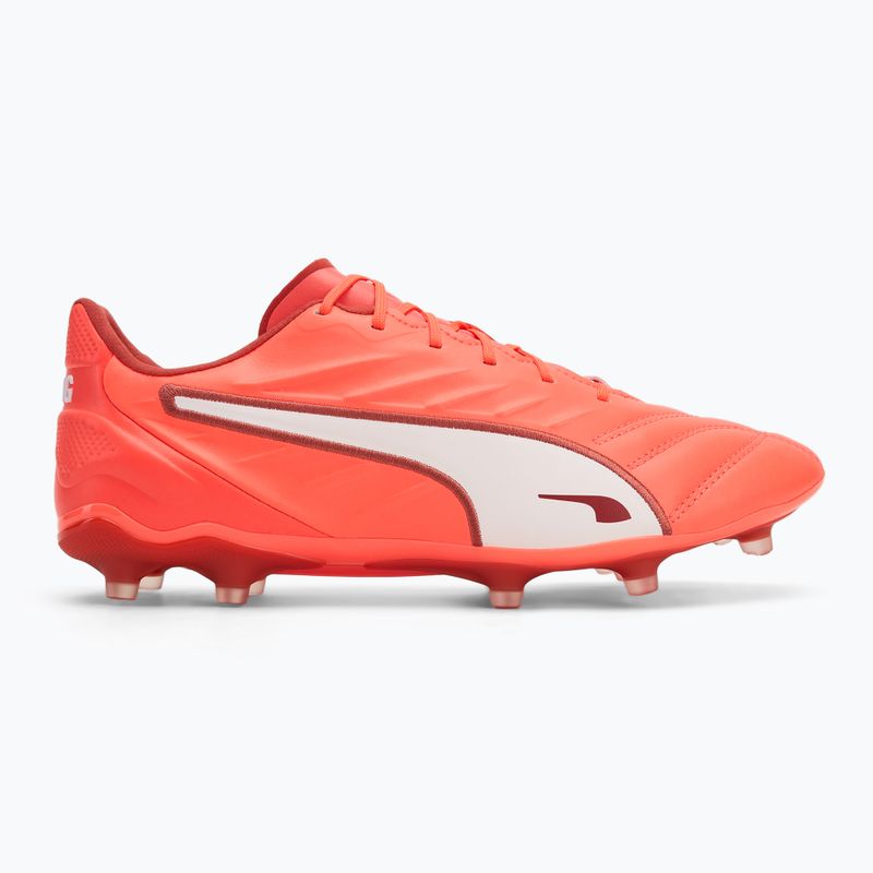 Мъжки футболни обувки PUMA King Pro FG/AG glowing red/puma white/red fire 2