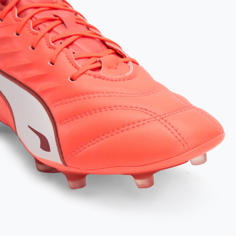 Мъжки футболни обувки PUMA King Pro FG/AG glowing red/puma white/red fire 7