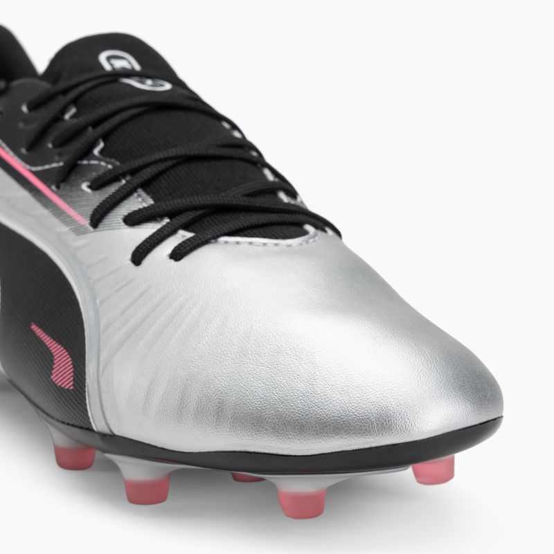 Мъжки футболни обувки PUMA King Match FG/AG puma silver/puma black/sun struck/puma white 7