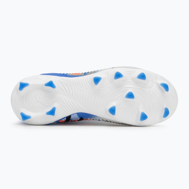 Детски футболни обувки PUMA Future 8 Match Forever FG/AG Jr white/ultra blue/feather grey/puma black/glowing red 4
