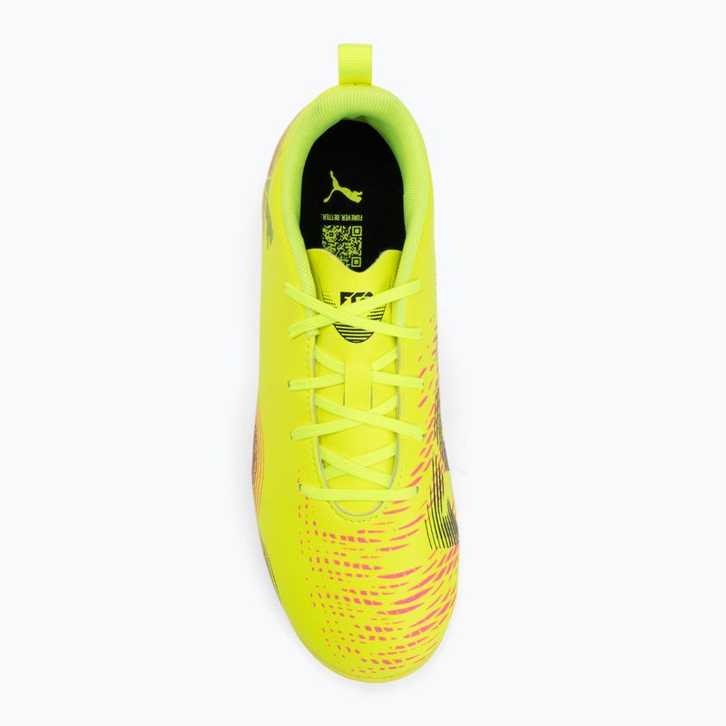 Детски футболни обувки PUMA Future 8 Play TT + Mid yellow alert/ puma black/ sun struck 5