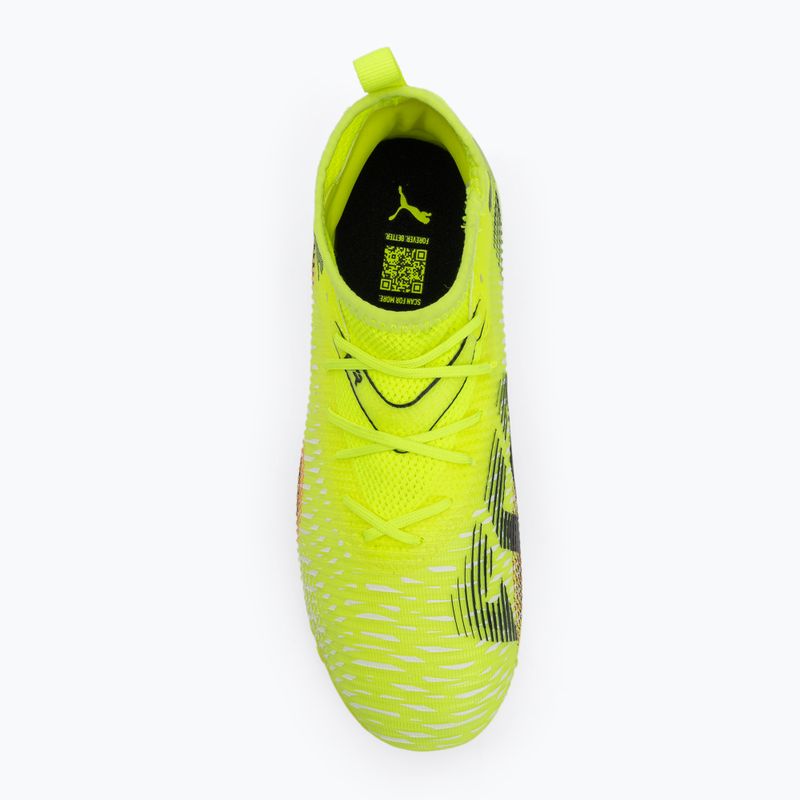 Детски футболни обувки PUMA Future 8 Match TT + Mid yellow alert/ puma black/ sun struck 5