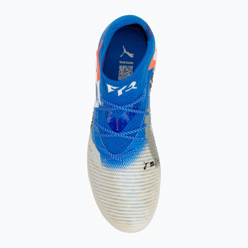 Мъжки футболни обувки PUMA Future 8 Ultimate Forever FG white/ultra blue/feather gray/puma black/glowing red 5