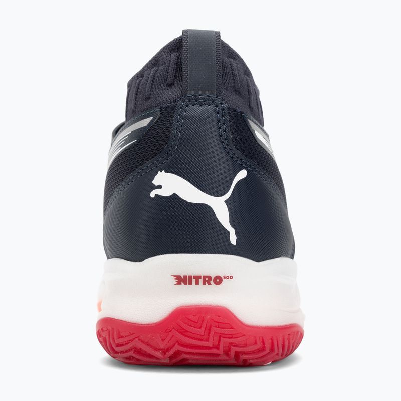 Мъжки обувки за хандбал PUMA Eliminate Nitro SQD parisian night / puma white / glowing red 6