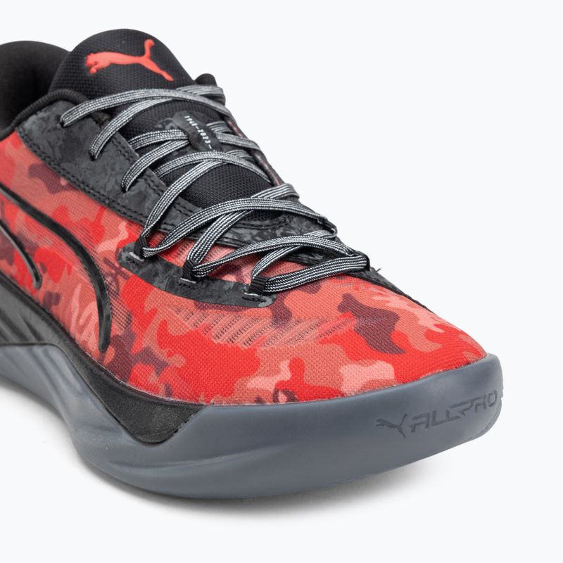 Мъжки баскетболни обувки Puma All-Pro Nitro DA за всички времена червено 7
