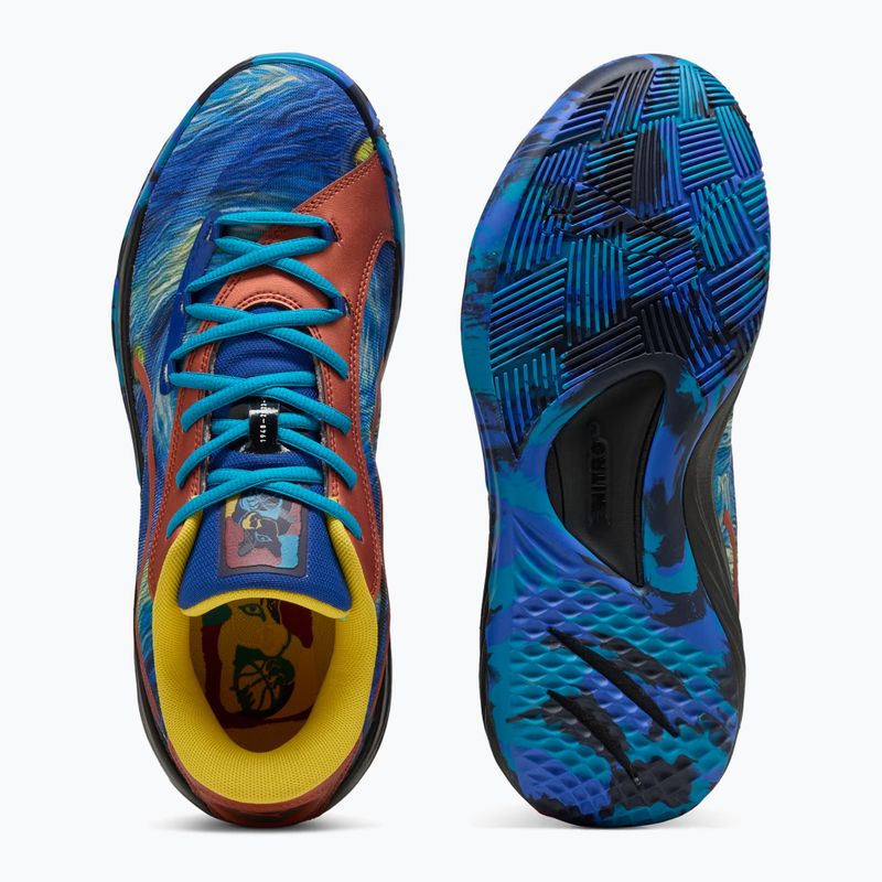 Мъжки баскетболни обувки PUMA All-Pro Nitro Dylan Exhibit vivid blue/tropical blue 10