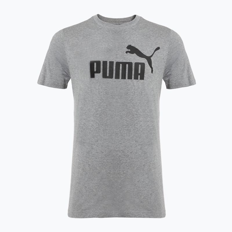 Мъжка тениска PUMA ESS No. 1 Logo Tee medium grey heather