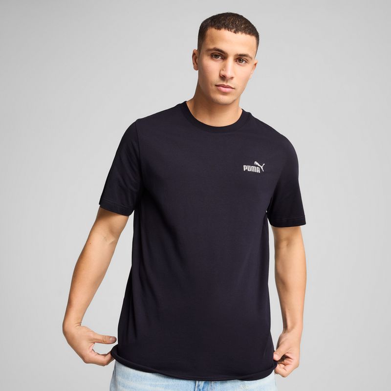 Мъжки PUMA ESS Small No. 1 Logo Tee new navy 3