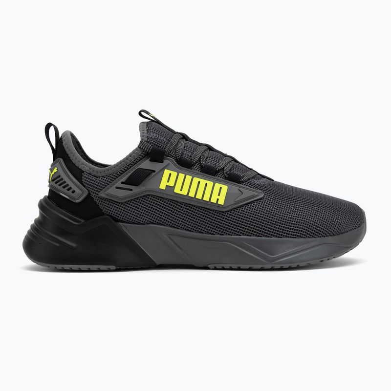 PUMA Retaliate 3 Unwavered обувки за бягане puma black/cool dark gray/yellow alert 2