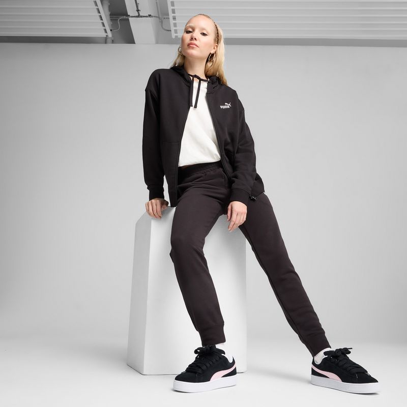 Дамски суитшърт Puma ESS Small No. 1 Logo Comfort Full-Zip puma black 3