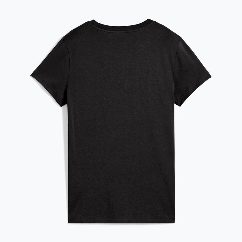 Дамска тениска PUMA ESS Metallic No. 1 Logo Tee puma black/metallic gold 2