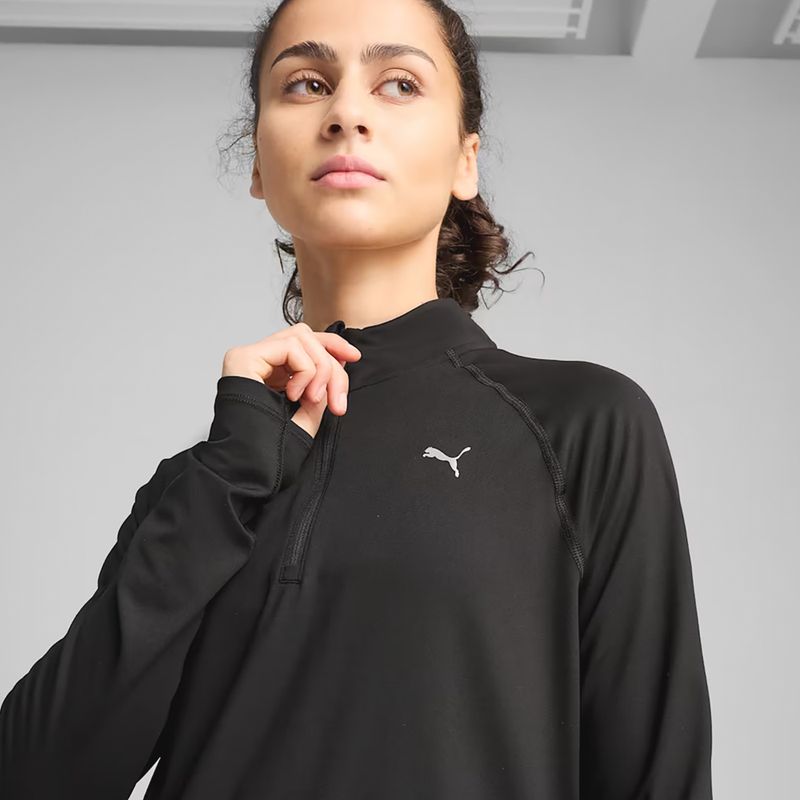 Дамски суитшърт за бягане PUMA Run Velocity Cloudspun 1/4 Zip puma black 6