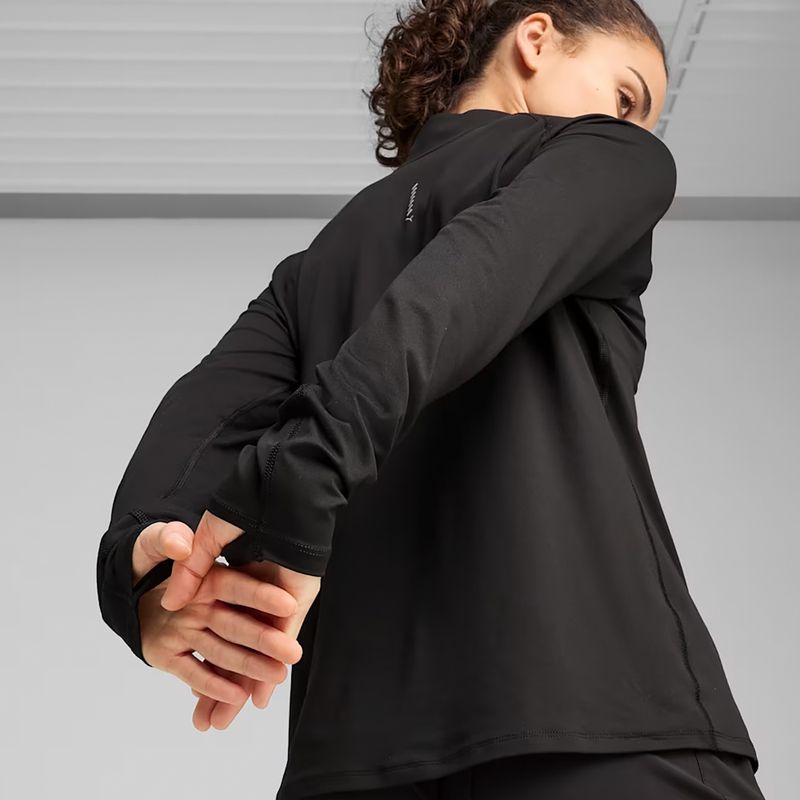 Дамски суитшърт за бягане PUMA Run Velocity Cloudspun 1/4 Zip puma black 7