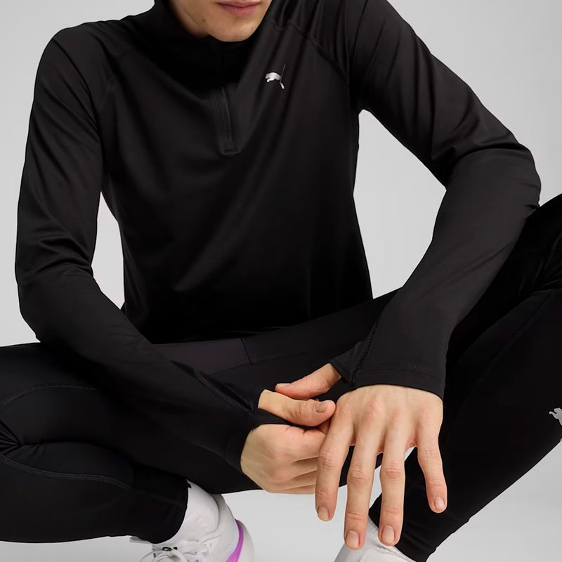 Мъжки потник за бягане PUMA Run Velocity Cloudspun 1/4 Zip puma black 6