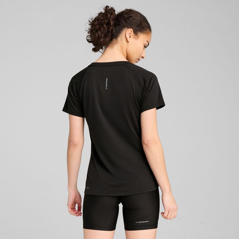 Дамска тениска за бягане PUMA Run Velocity Tee Tri-Blend puma black 4