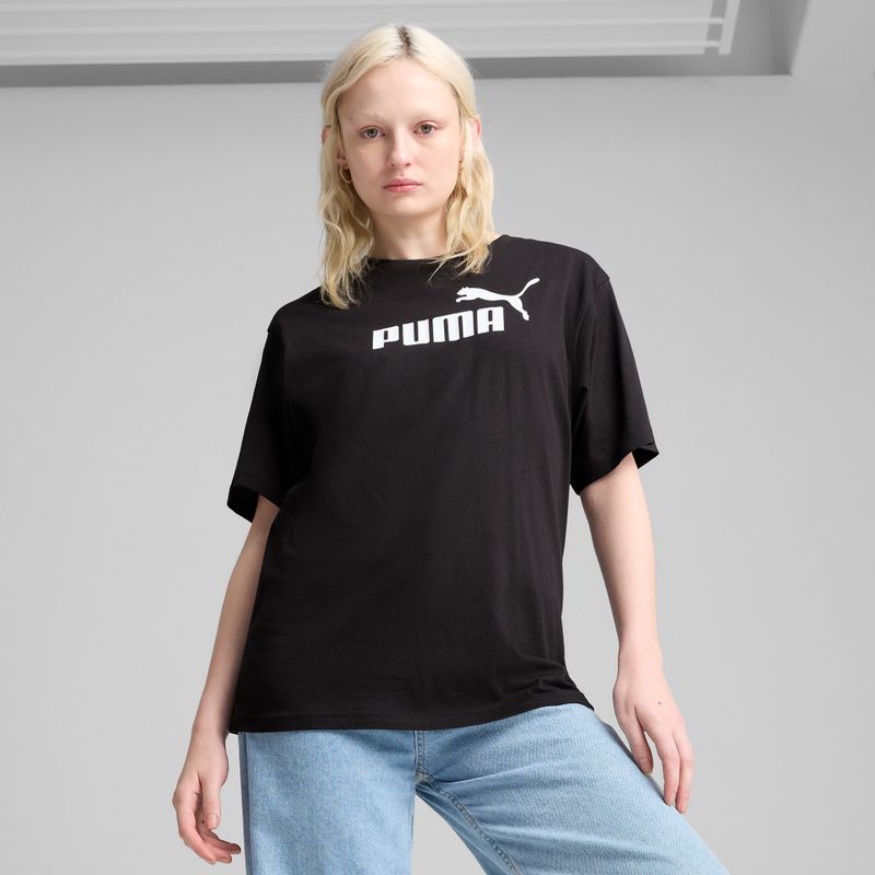 Дамска тениска PUMA ESS No. 1 Logo Relaxed Tee puma black 3