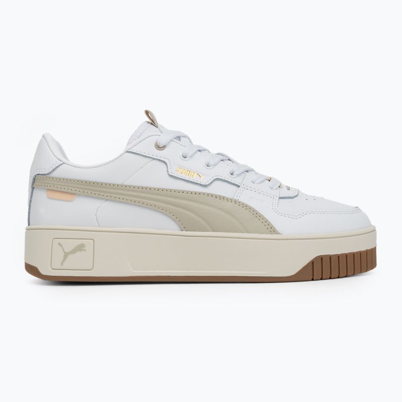 Дамски обувки Puma Carina Street Lux puma white/desert dust/puma gold 2