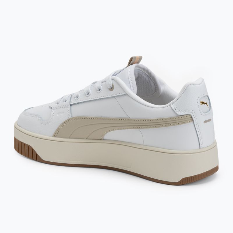 Дамски обувки Puma Carina Street Lux puma white/desert dust/puma gold 3