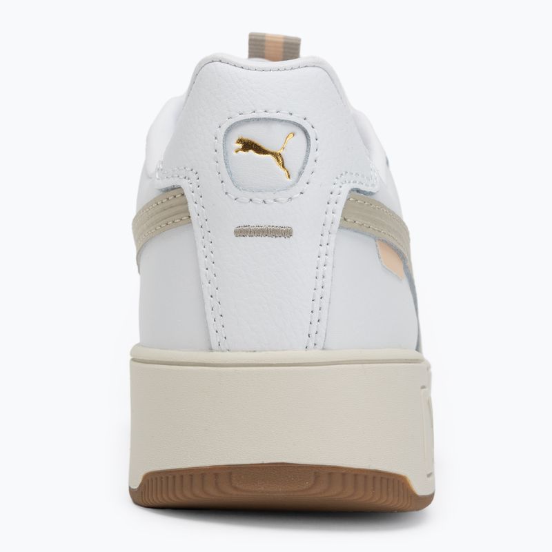 Дамски обувки Puma Carina Street Lux puma white/desert dust/puma gold 6