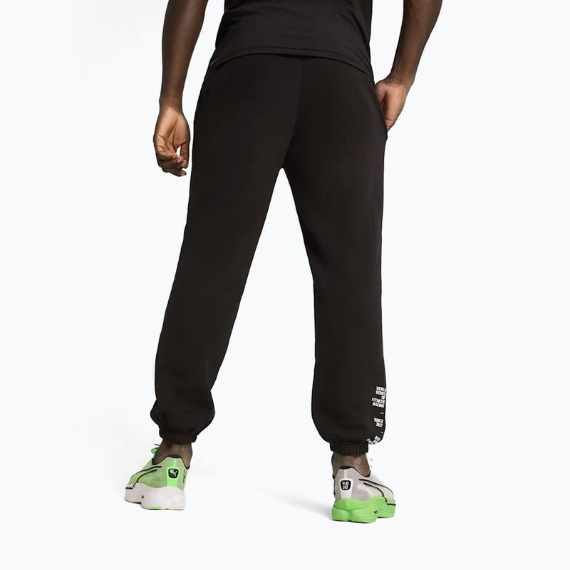 Мъжки панталони PUMA x HYROX Fleece черни 2