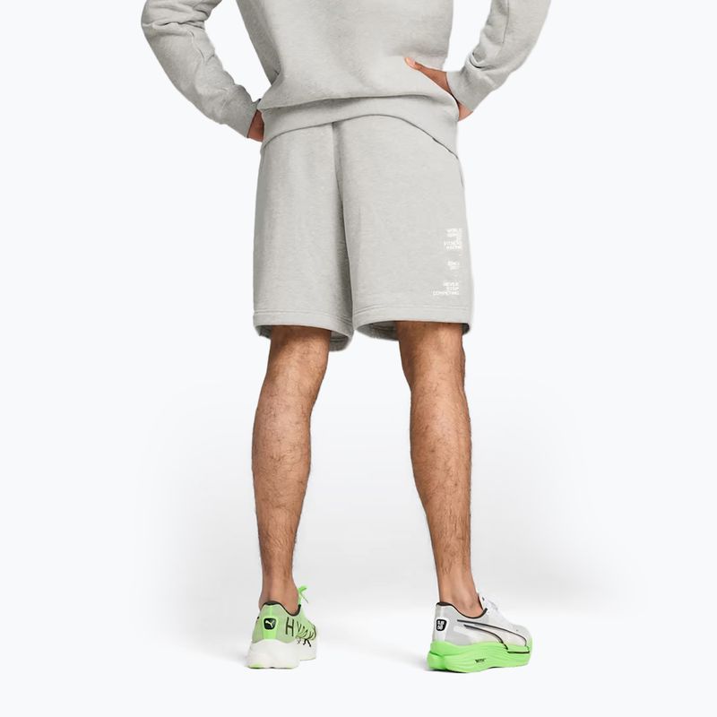 Мъжки тренировъчни шорти PUMA x HYROX сиви 2