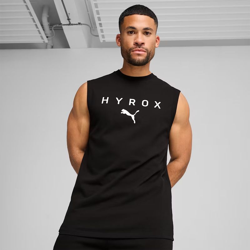 Мъжка тениска за тренировка PUMA Hyrox Cutoff Tank black 2