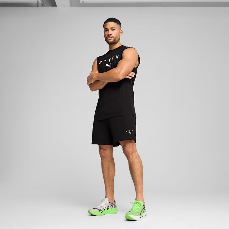 Мъжки тренировъчен потник PUMA x HYROX Cutoff Tank черен 3
