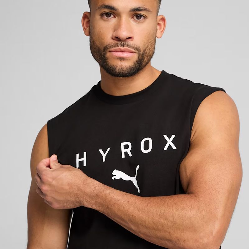 Мъжка тениска за тренировка PUMA Hyrox Cutoff Tank black 5