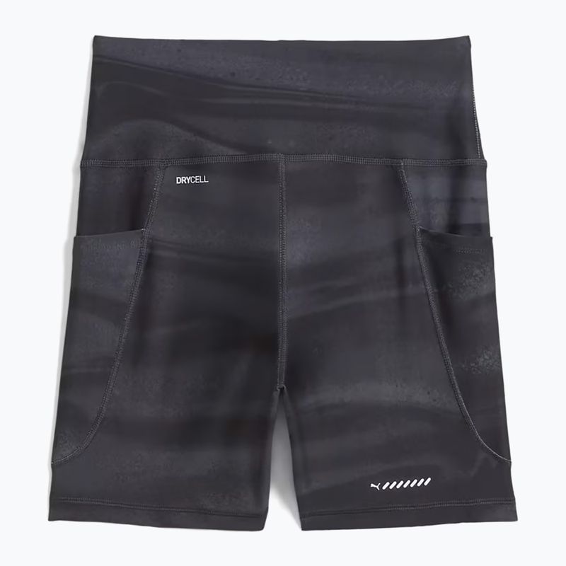 Дамски къси панталони за бягане Puma Run Velocity 5“ AOP Tight puma black 2