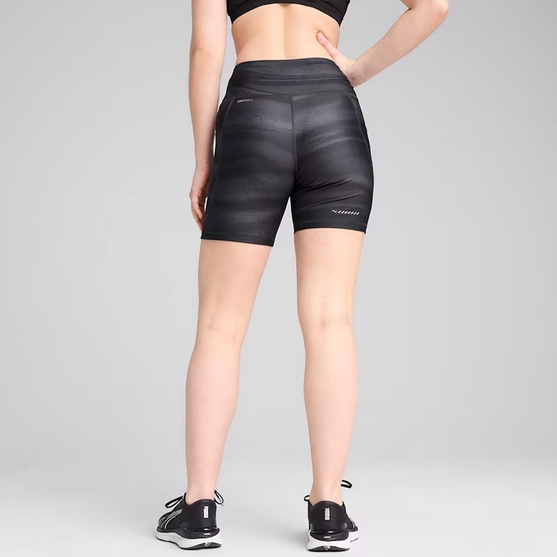 Дамски къси панталони за бягане Puma Run Velocity 5“ AOP Tight puma black 5