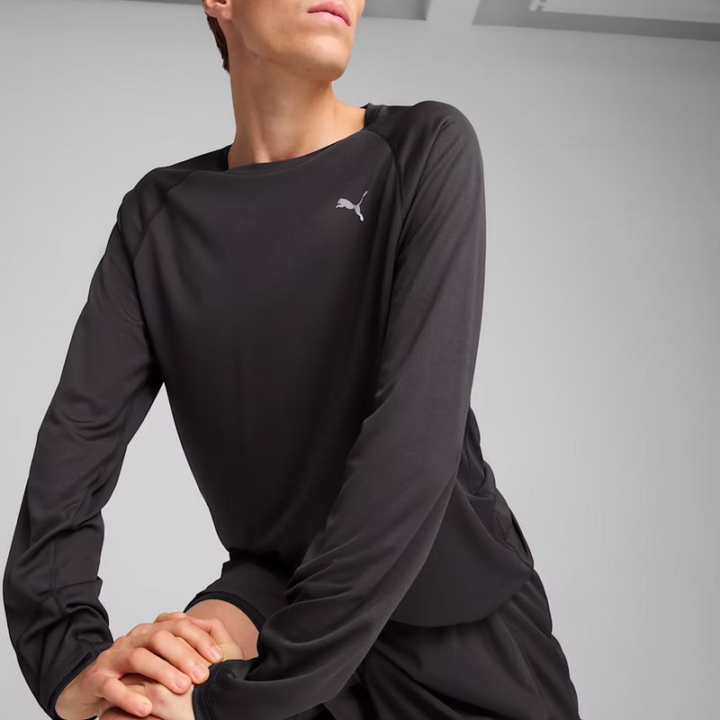 Мъжка блуза с дълъг ръкав за бягане PUMA Run Velocity Poly puma black 6