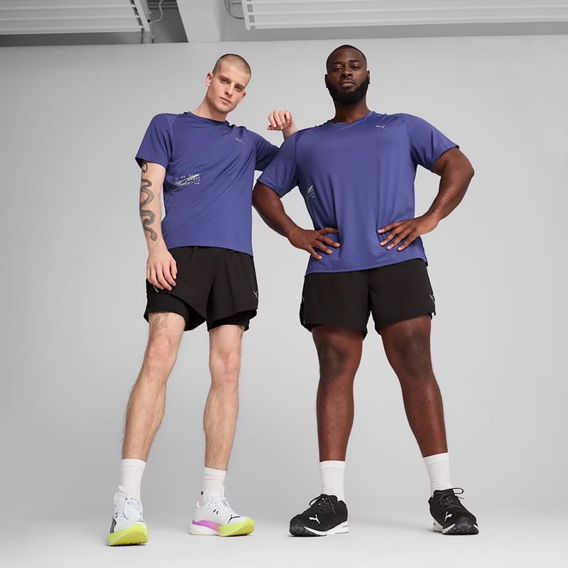 Мъжки къси панталони за бягане Puma Run Ultrawave 2IN1 5“ puma black 3