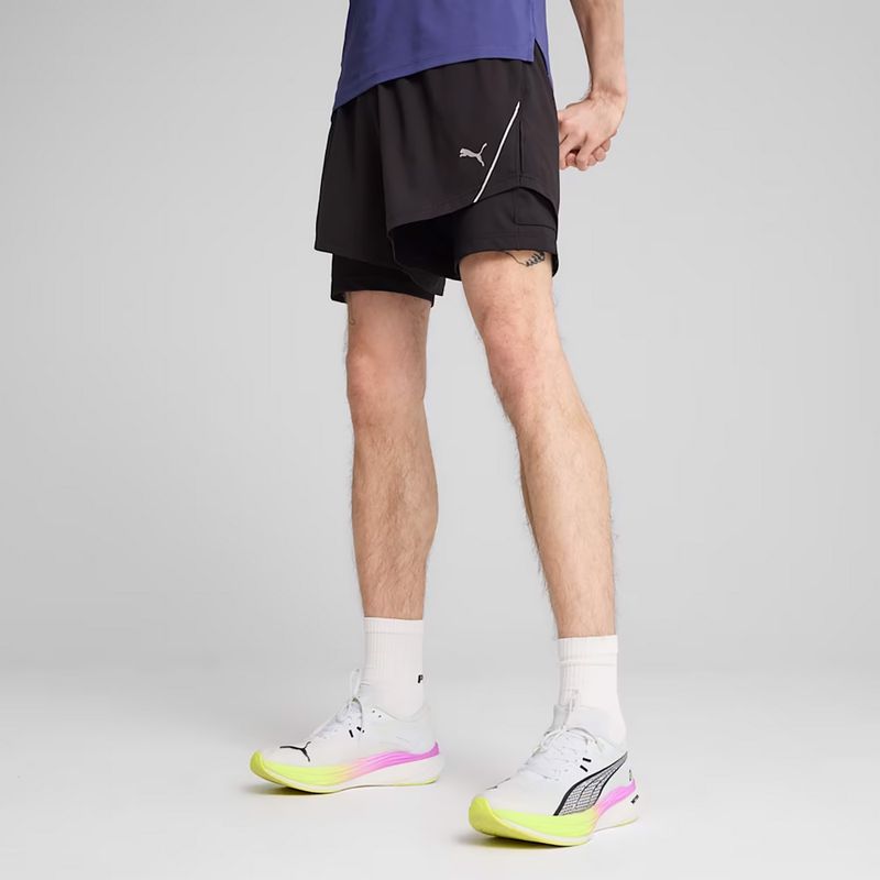 Мъжки къси панталони за бягане Puma Run Ultrawave 2IN1 5“ puma black 4