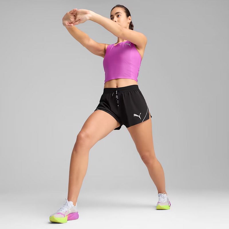 Дамски къси панталони за бягане PUMA Raceday Ultrawave 3" Split puma black 4