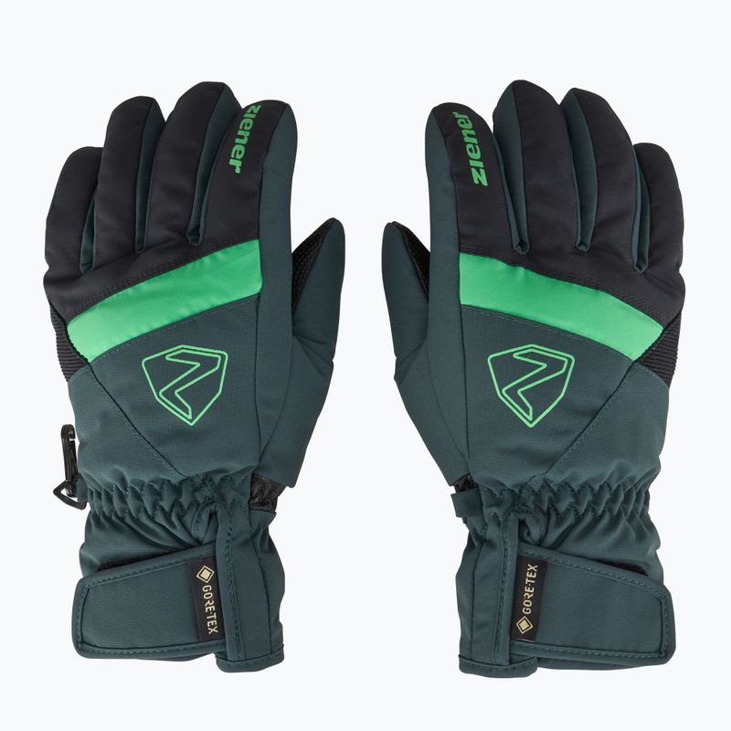 Детски скиорски ръкавици ZIENER Leif GTX dark jungle 3