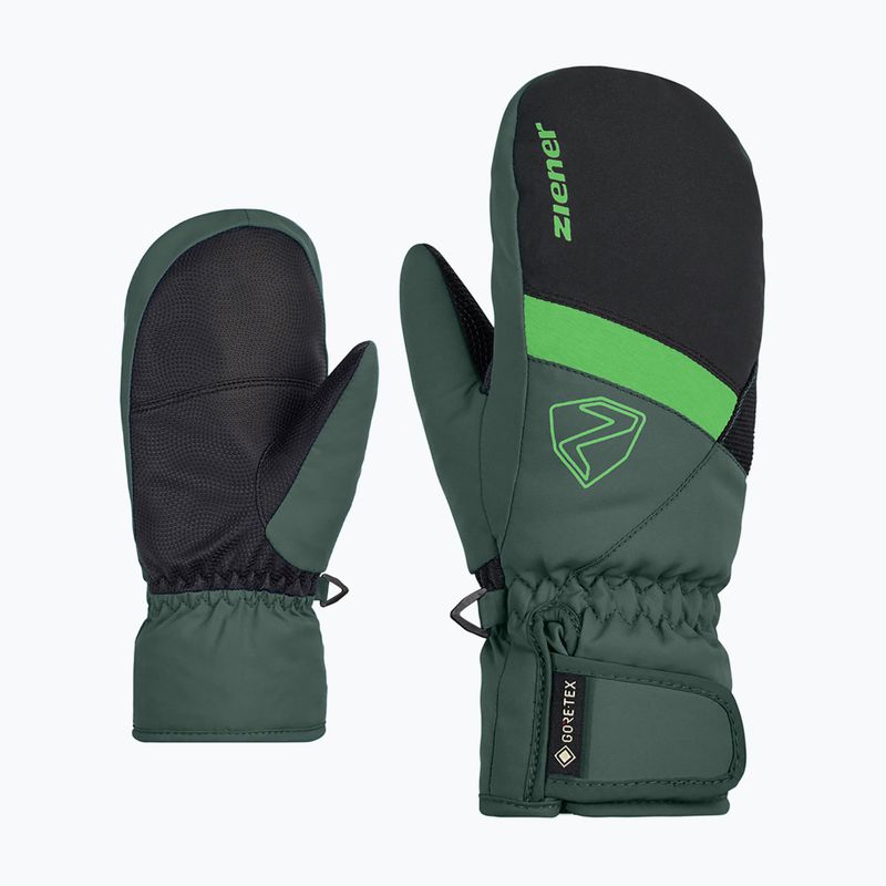 Детски скиорски ръкавици ZIENER Levin GTX Mitten dark jungle 6