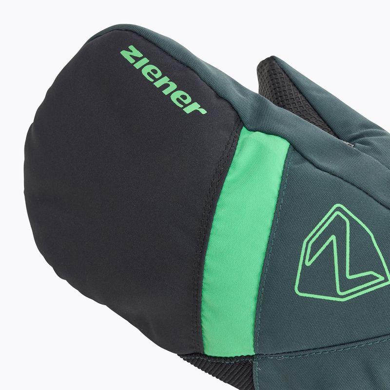 Детски скиорски ръкавици ZIENER Levin GTX Mitten dark jungle 4