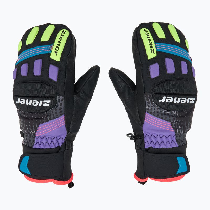 Детски скиорски ръкавици ZIENER Luron Aquashield PR Mitten multicolor 3