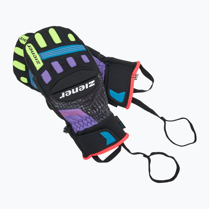 Детски скиорски ръкавици ZIENER Luron Aquashield PR Mitten multicolor 6