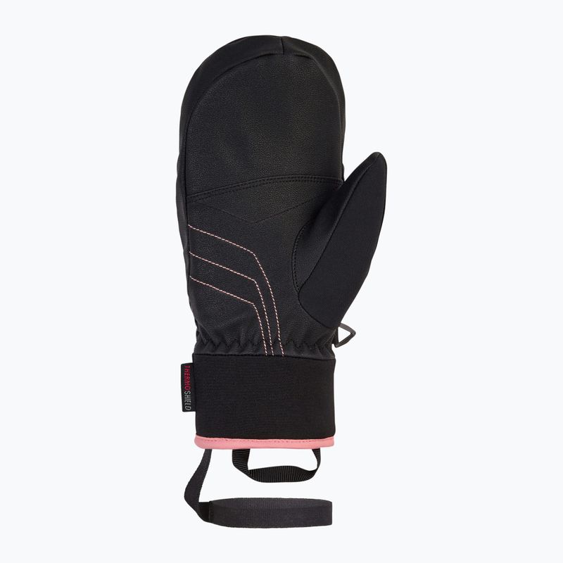 Детски скиорски ръкавици ZIENER Luron Aquashield PR Mitten black/pink vani 9