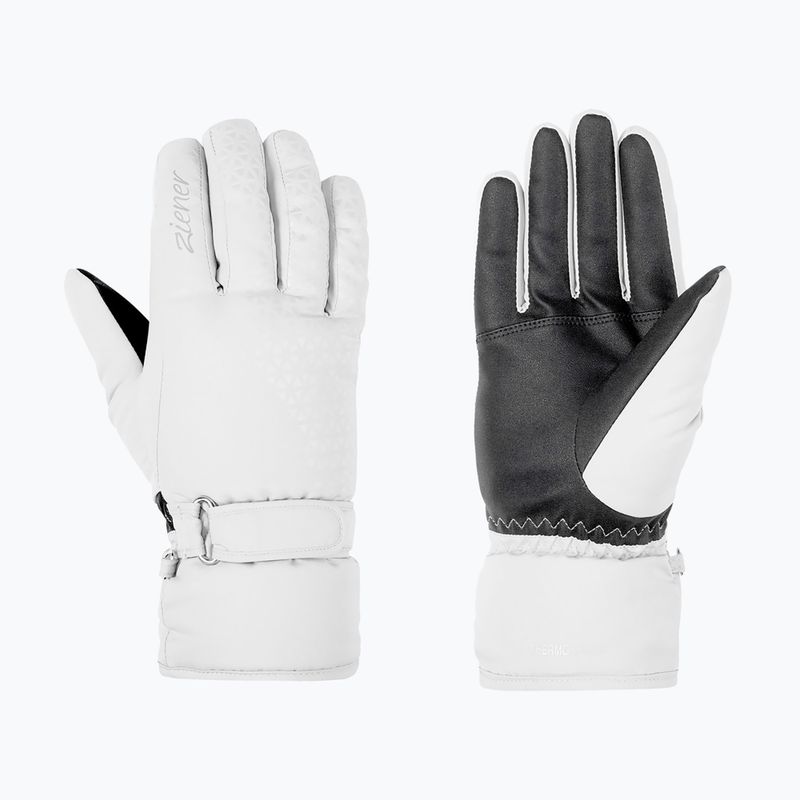 Дамски скиорски ръкавици ZIENER Kisar Aquashield white