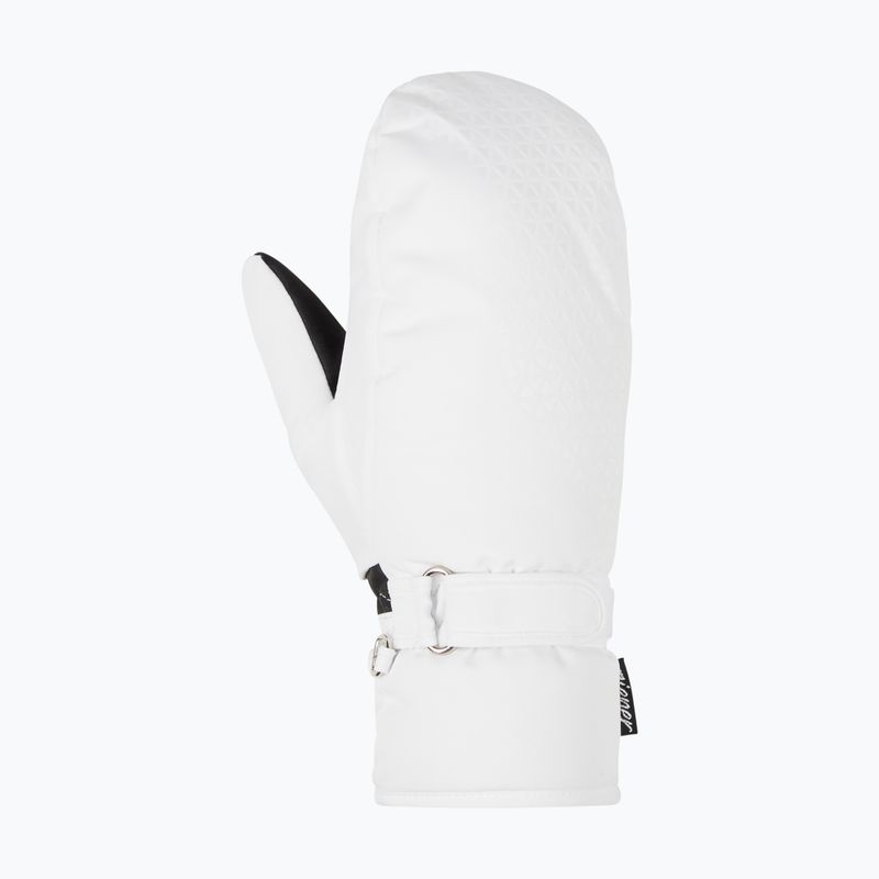 Дамски скиорски ръкавици ZIENER Kisar Aquashield Mitten white 2
