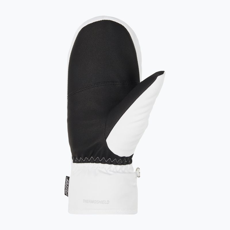 Дамски скиорски ръкавици ZIENER Kisar Aquashield Mitten white 3