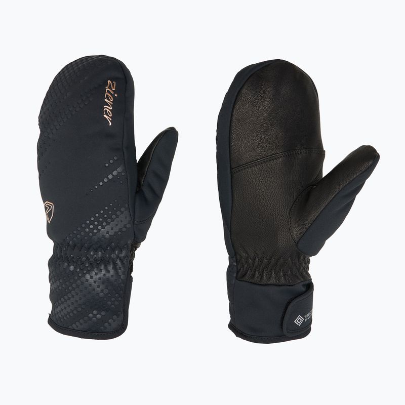 Дамски скиорски ръкавици ZIENER Karoi WS PR Mitten black/rose metallic