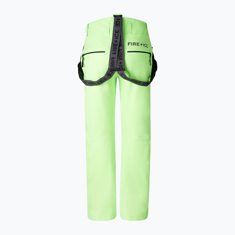 Мъжки скиорски панталони BOGNER FIRE+ICE Scott 3 vibrant lime 2