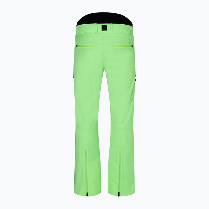 Мъжки скиорски панталони BOGNER FIRE+ICE Nic-T vibrant lime 2
