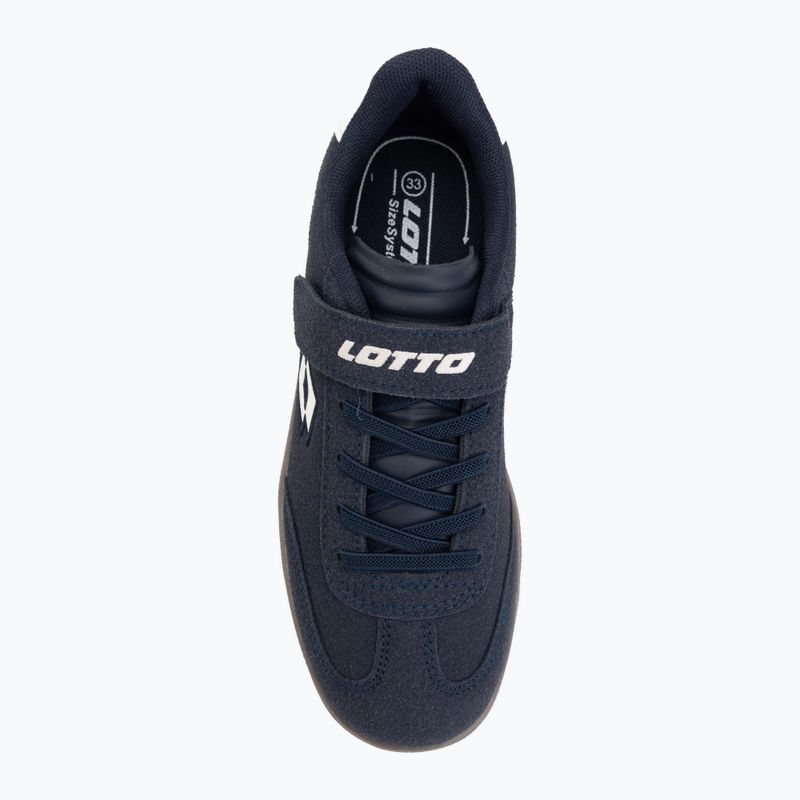 Детски обувки Lotto Vintal SC Kids navy/white 5