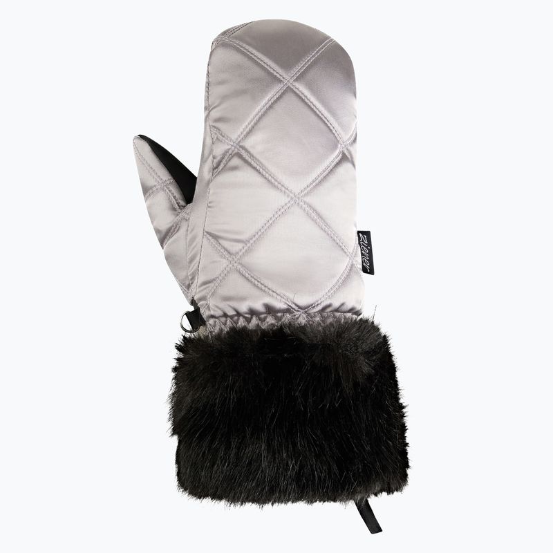 Дамски скиорски ръкавици ZIENER Kwinzi-Z Mitten metallic silver 2