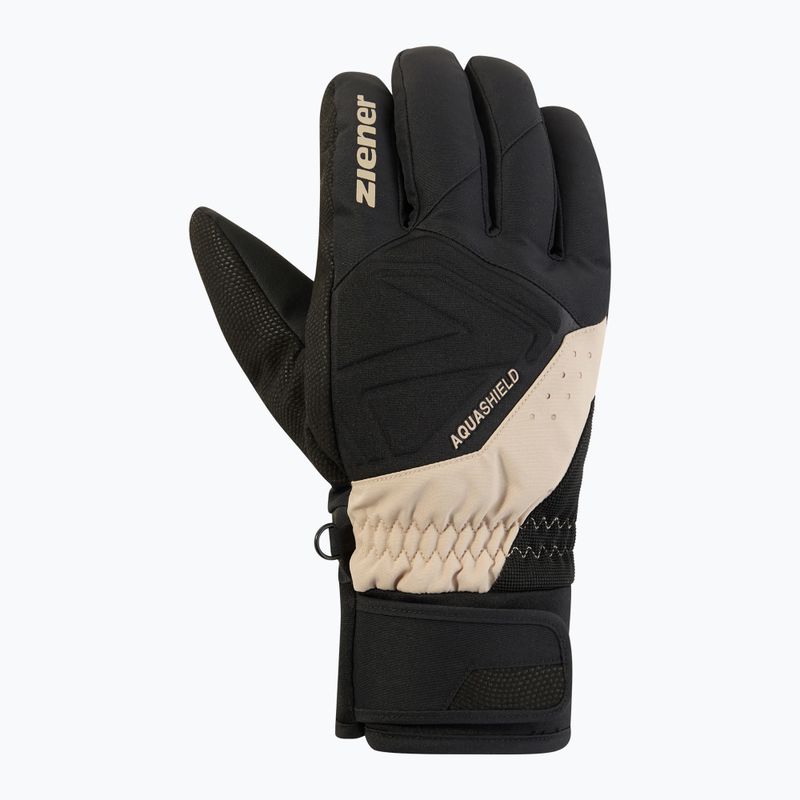 Мъжки скиорски ръкавици ZIENER Gatis Aquashield sandstone 2